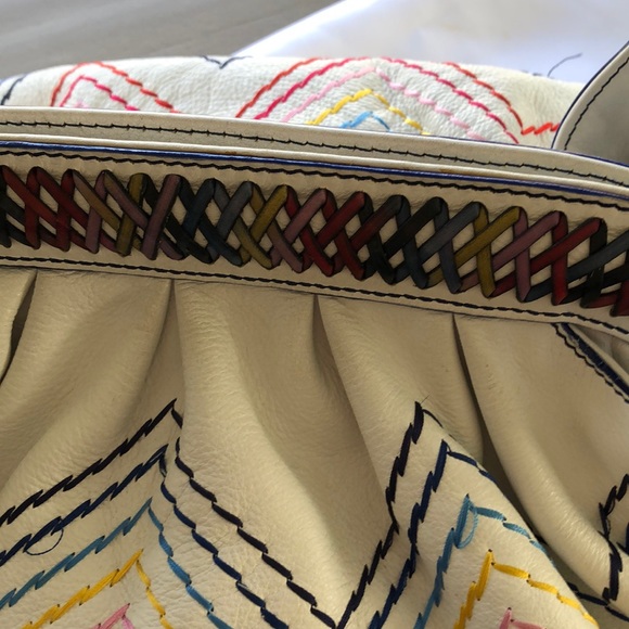 Fendi doctors borsa bag multi color stitching - Picture 3 of 16